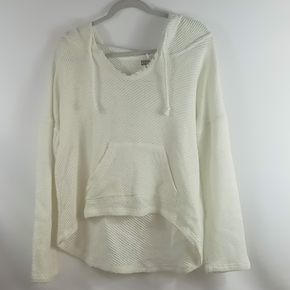 la class Tops - Womens kintted hoodie size medium